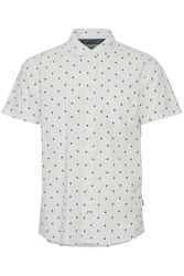 Blend Kurzarmhemd BHShirt Khaki/Grün/Dunkelgrün/Creme