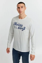 Blend T-Shirt BHLongsleeve Grau/Hellblau/Blau/Lila