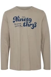 Blend T-Shirt BHLongsleeve Grau/Beige/Khaki/Blau/Braun
