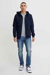 11 Project Sweatjacke PRAnnir Dunkelblau/Hellblau