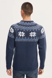 11 Project Strickpullover PRTimbro Hellblau/Dunkelblau/Blau