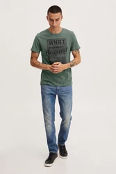 Blend T-Shirt BLEND BHTee Dunkelgrün/Grün