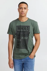 Blend T-Shirt BLEND BHTee Dunkelgrün/Grün