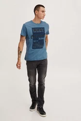 Blend T-Shirt BLEND BHTee Hellblau/Blau