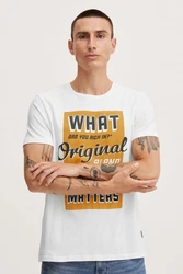 Blend T-Shirt BLEND BHTee Weiß/Creme