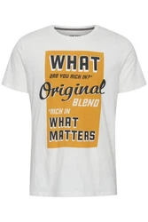 Blend T-Shirt BLEND BHTee Weiß/Creme
