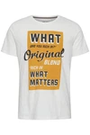 Blend T-Shirt BLEND BHTee Weiß/Creme