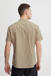 Blend Kurzarmhemd BHShirt Khaki/Beige/Dunkelgrün