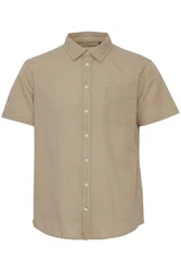 Blend Kurzarmhemd BHShirt Khaki/Beige/Dunkelgrün