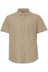 Blend Kurzarmhemd BHShirt Khaki/Beige/Dunkelgrün