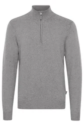 Blend Troyer Pullover Hellgrau/Grau/Dunkelgrau