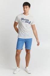 Blend T-Shirt BLEND BHTee Dunkelblau/Weiß/Lila/Creme/Grau/Beige