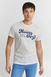 Blend T-Shirt BLEND BHTee Dunkelblau/Weiß/Lila/Creme/Grau/Beige