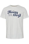Blend T-Shirt BLEND BHTee Dunkelblau/Weiß/Lila/Creme/Grau/Beige
