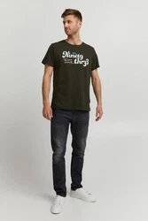 Blend T-Shirt BLEND BHTee Dunkelgrün/Grün/Lila/Khaki