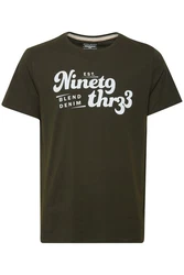 Blend T-Shirt BLEND BHTee Dunkelgrün/Grün/Lila/Khaki