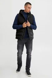 Blend Steppweste BHOuterwear Dunkelblau/Hellblau/Schwarz