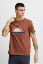 Blend T-Shirt BLEND BHTee Braun/Rot/Dunkelrot/Orange