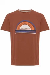 Blend T-Shirt BLEND BHTee Braun/Rot/Dunkelrot/Orange