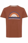Blend T-Shirt BLEND BHTee Braun/Rot/Dunkelrot/Orange