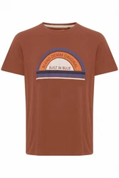 Blend T-Shirt BLEND BHTee Braun/Rot/Dunkelrot/Orange