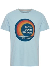 Blend T-Shirt BLEND BHTee Hellblau/Blau