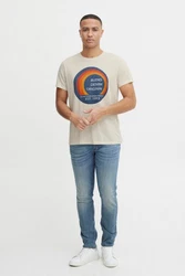 Blend T-Shirt BLEND BHTee Creme/Khaki/Beige