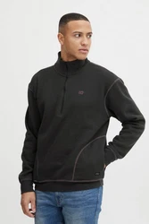 Blend Troyer Sweatshirt Dunkelgrau/Grau/Schwarz/Khaki/Braun