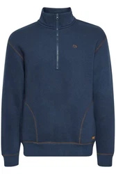 Blend Troyer Sweatshirt Dunkelblau/Blau