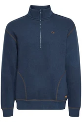 Blend Troyer Sweatshirt Dunkelblau/Blau