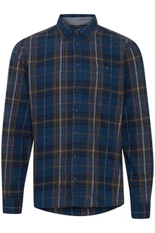 Blend Langarmhemd Karohemd Hellblau/Blau/Dunkelblau Blend Langarmhemd Karohemd Hellblau/Blau/Dunkelblau
