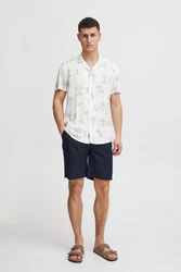 Blend Kurzarmhemd BLEND BHShirt Blau/Dunkelblau/Hellblau/Braun/Grün/Weiß/Creme/Türkis