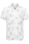 Blend Kurzarmhemd BLEND BHShirt Blau/Dunkelblau/Hellblau/Braun/Grün/Weiß/Creme/Türkis