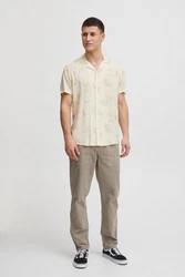 Blend Kurzarmhemd BLEND BHShirt Khaki/Beige
