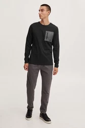 11 Project T-Shirt PRFrodin Schwarz/Dunkelgrau/Grau