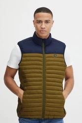 Blend Steppweste Waistcoat Dunkelgrün/Braun