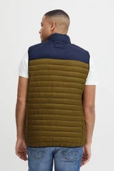 Blend Steppweste Waistcoat Dunkelgrün/Braun