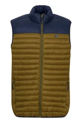 Blend Steppweste Waistcoat Dunkelgrün/Braun
