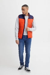 Blend Steppweste Waistcoat Rot/Orange