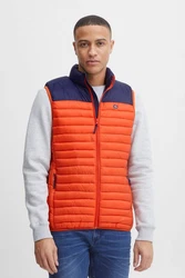 Blend Steppweste Waistcoat Rot/Orange