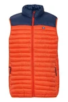 Blend Steppweste Waistcoat Rot/Orange