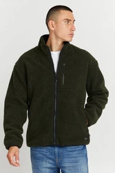 Blend Fellimitatjacke BHSweatshirt Grün/Dunkelgrün/Khaki