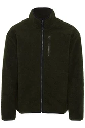 Blend Fellimitatjacke BHSweatshirt Grün/Dunkelgrün/Khaki