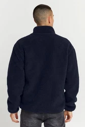 Blend Fellimitatjacke BHSweatshirt Blau/Dunkelblau/Hellblau