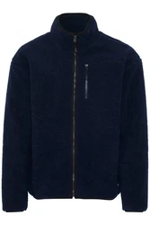 Blend Fellimitatjacke BHSweatshirt Blau/Dunkelblau/Hellblau