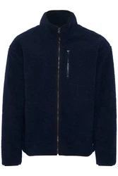 Blend Fellimitatjacke BHSweatshirt Blau/Dunkelblau/Hellblau