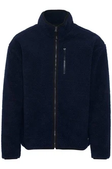Blend Fellimitatjacke BHSweatshirt Blau/Dunkelblau/Hellblau