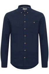 Blend Langarmhemd BLEND BHShirt Blau/Hellblau/Dunkelblau