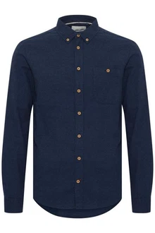 Blend Langarmhemd BLEND BHShirt Blau/Hellblau/Dunkelblau