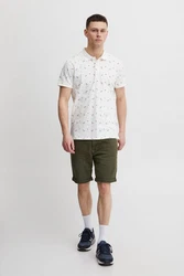Blend Jeansshorts BHJogg Khaki/Creme/Grün/Weiß/Dunkelgrün